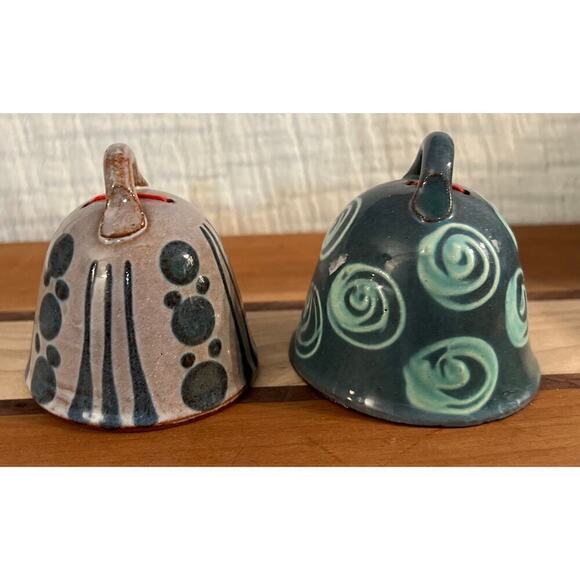 Artisan pottery, bells set of two - Picture 3 of 10